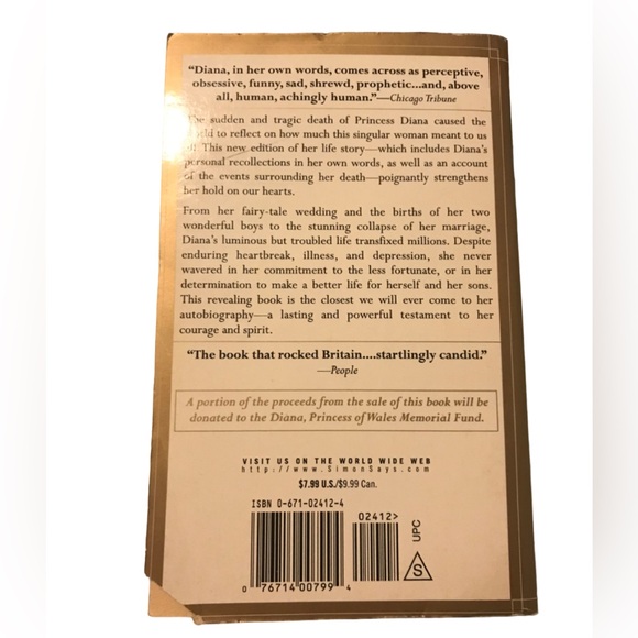 “Her True Story: Diana: The Commemorative Edition” by Andrew Morton - Picture 2 of 4